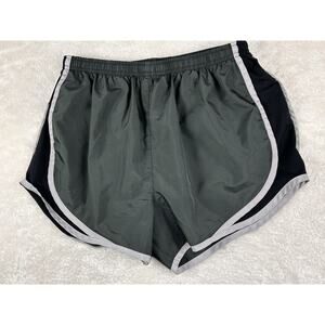 Nike Shorts Womens Medium Gray Running Workout Casual 3" Dri Fit Tempo